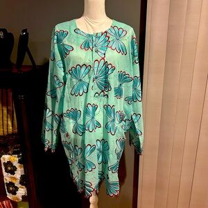 African Men's Clothing Traditional 2 Piece Embroidered Suit Shirt Pants